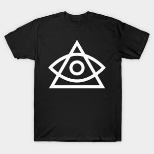 all seeing eye white T-Shirt